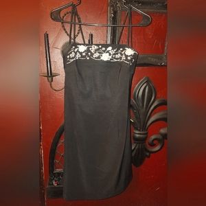 Vintage Y2k Rampage black dress